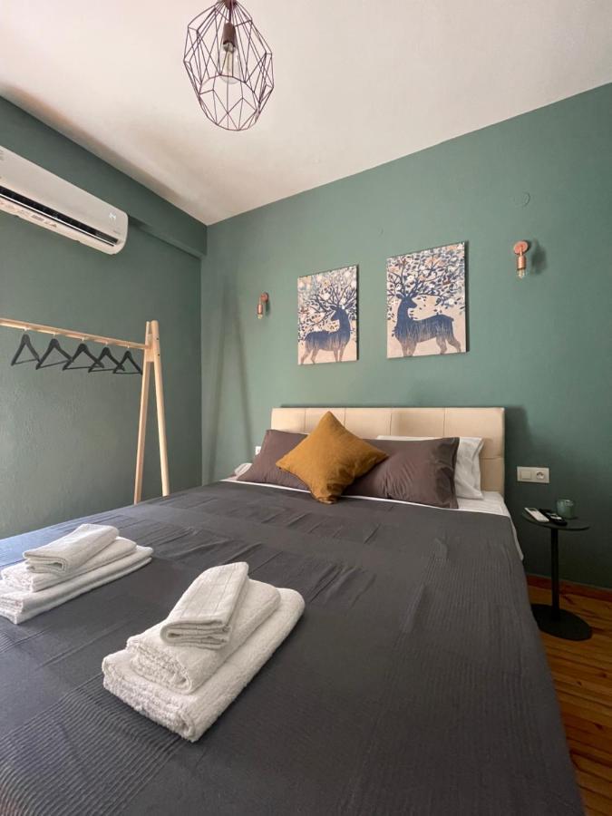 2Bd - Deer Traveler Family Apt Apartment Tesalonika Bagian luar foto
